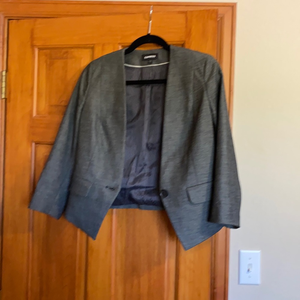 Work quarter sleeve jacket